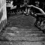 Treppen die zum Neckar runter führen