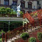 Treppen im Schloßhof...