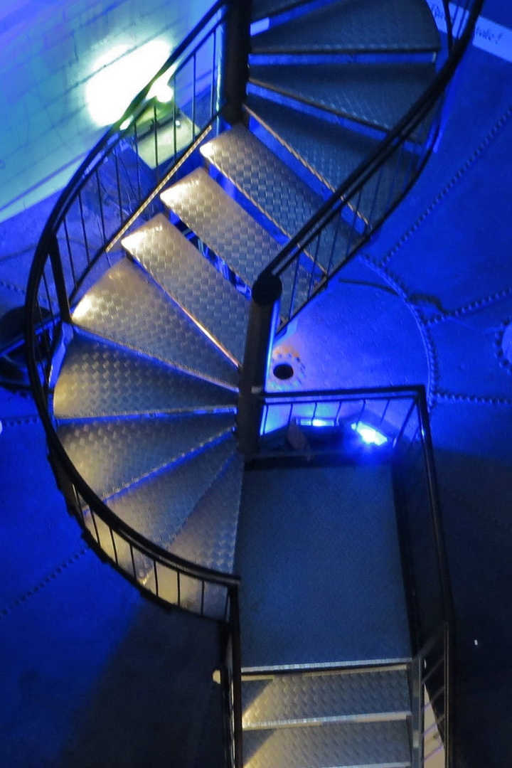 Treppen in blau