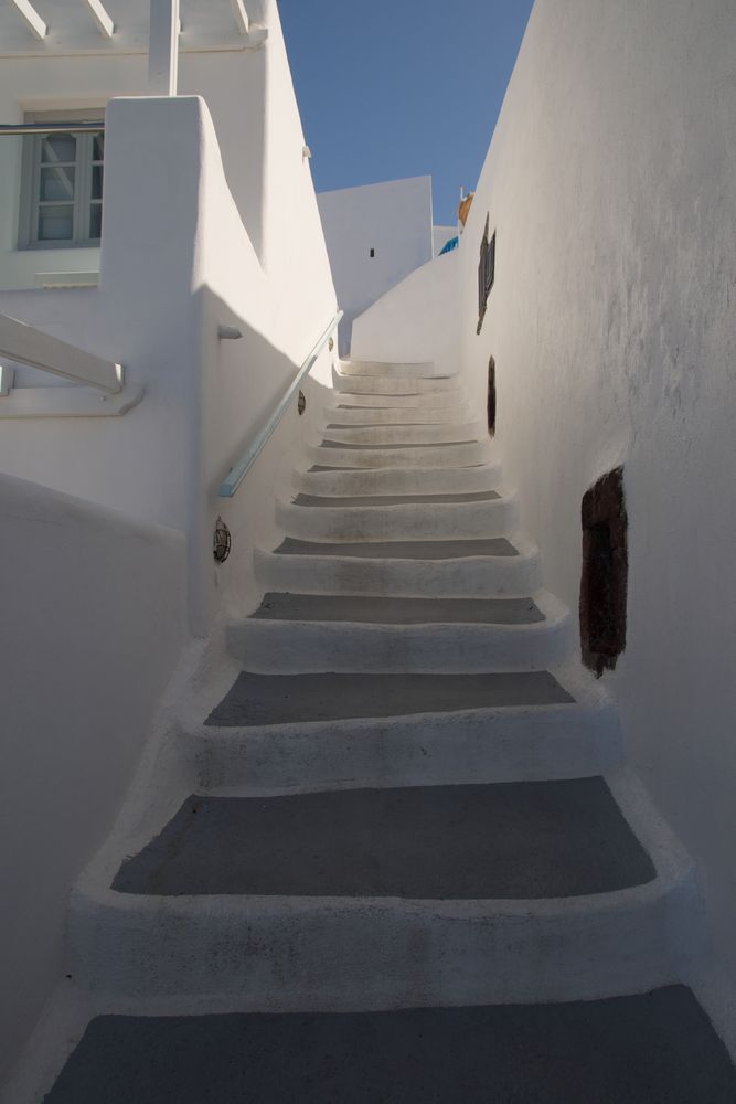 Treppen in Santorini