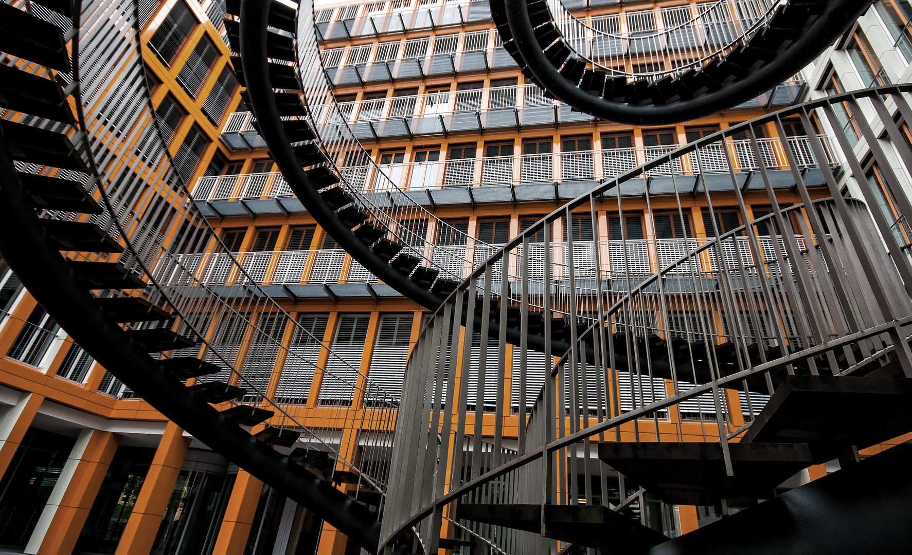 Treppen Labyrinth.