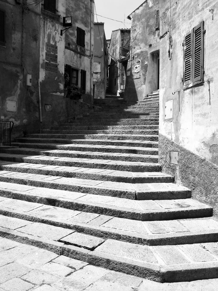 Treppen Marciana alta, Elba 2006