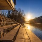 Treppen mit Gegenlicht