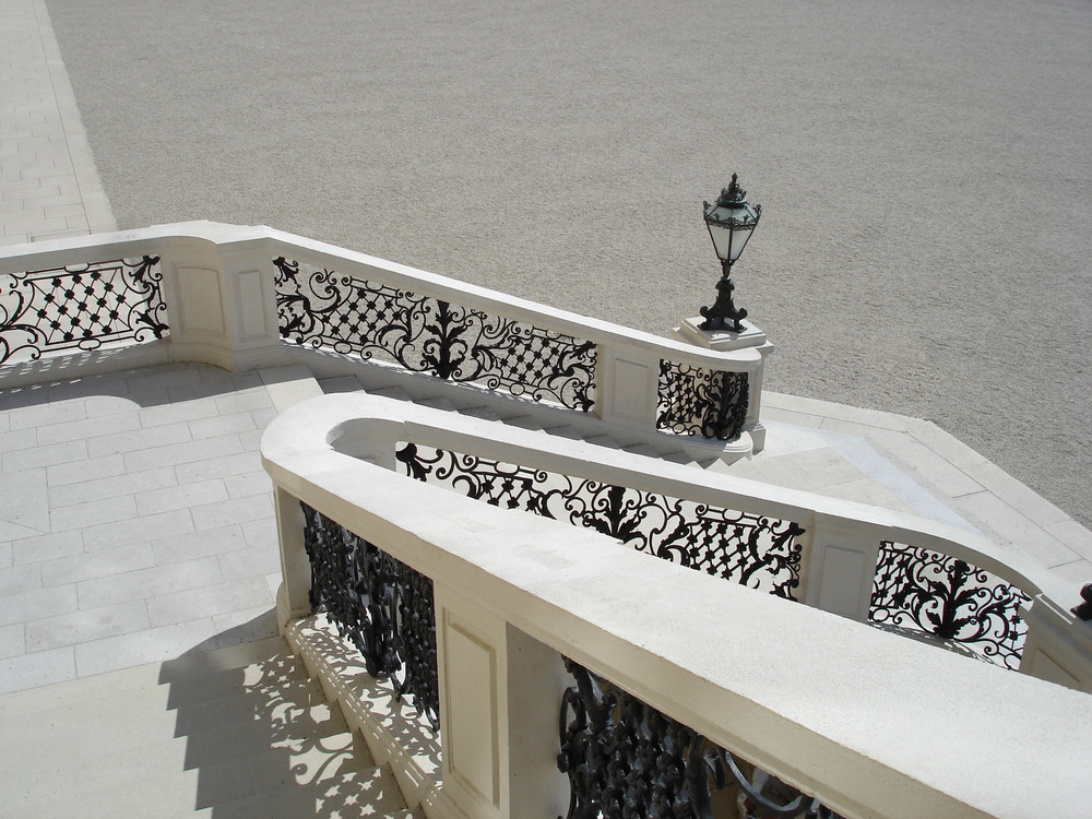 Treppen - Schloss Schönbrunn - Parkseite