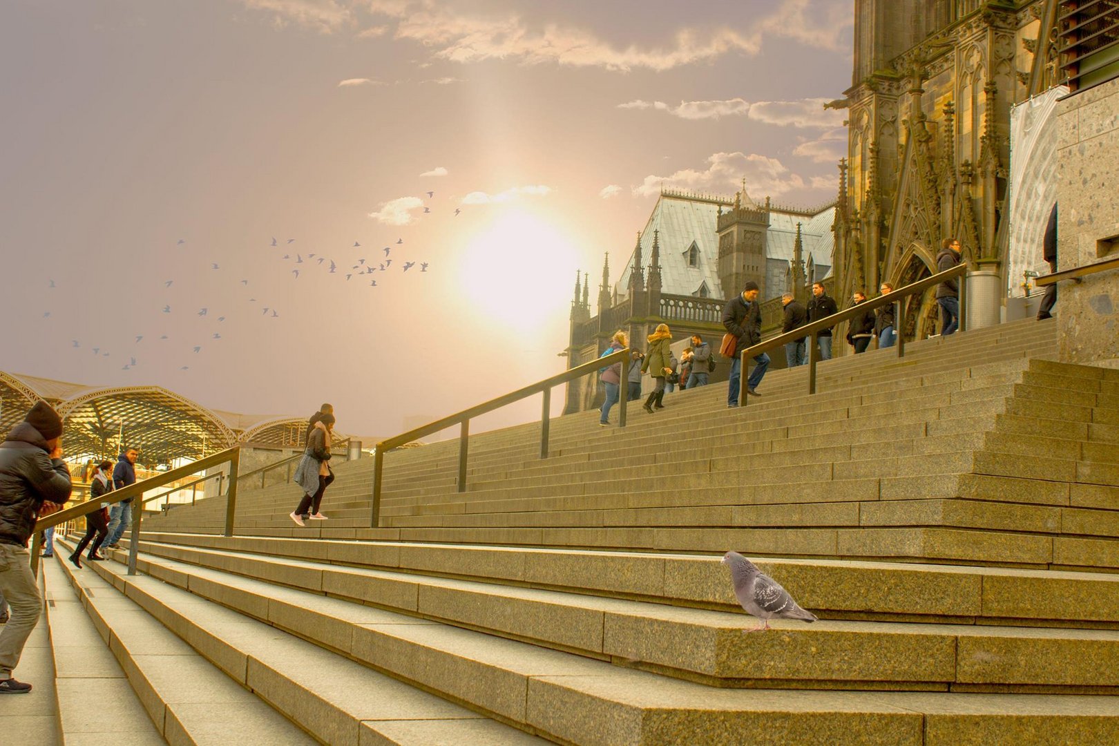 Treppen zum Dom