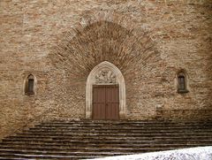 Treppen zur Kirche in Annaberg-Buchholz