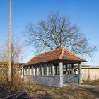 Treppenaufgang am Bahnhof in Zagan....