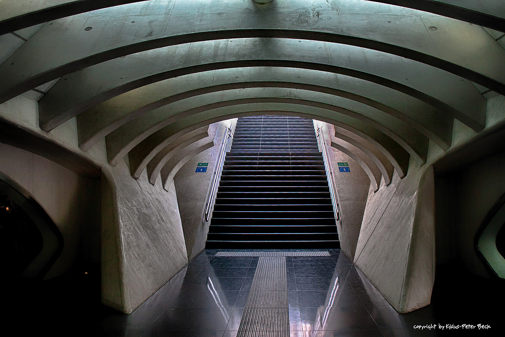 Treppenaufgang Bahnhof Liège-Guillemins