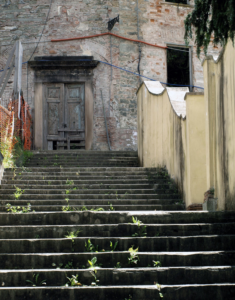 Treppenaufgang in Bagni di Lucca