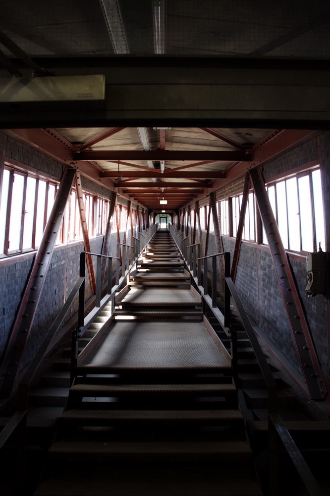 Treppenaufgang in der Zeche Zollverein