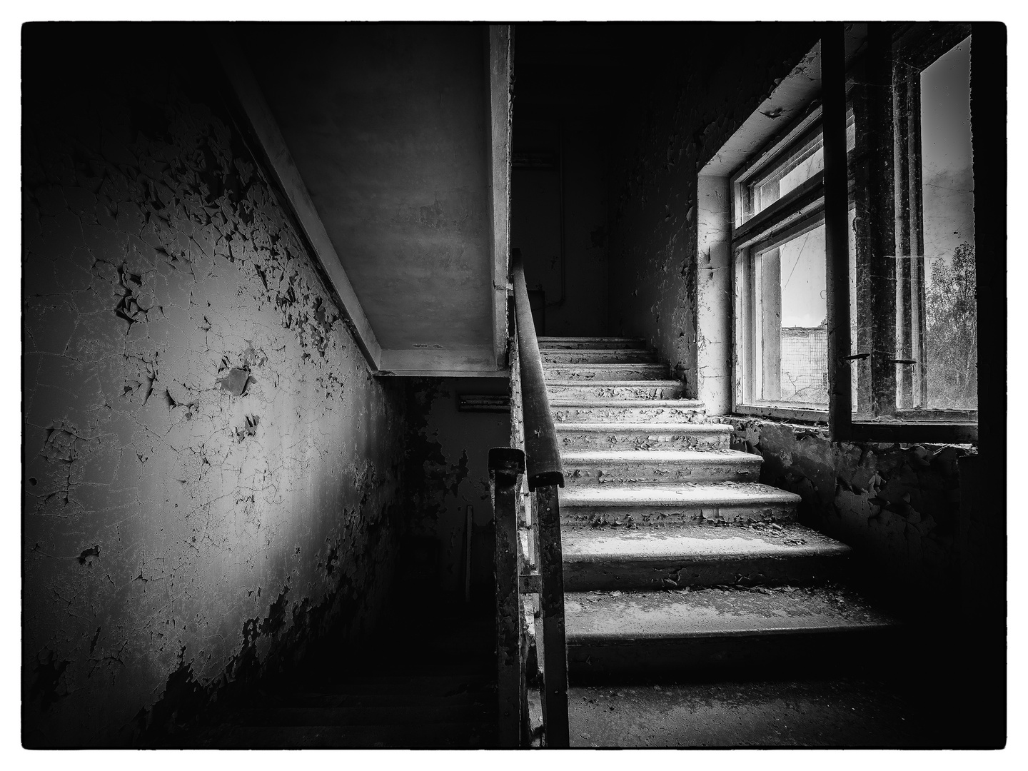 Treppenaufgang Prypjat Tschernobyl