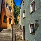 Treppenaufgang zur Burg von Burghausen