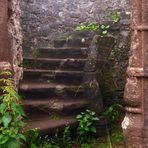 Treppenfragmente Burgruine Hohenbourg/F