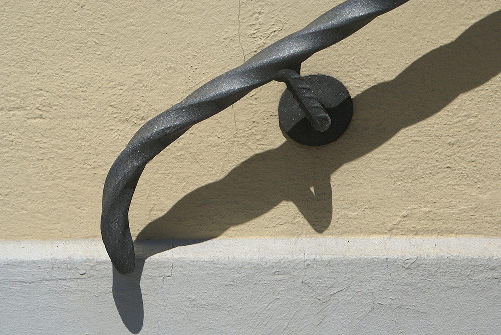 Treppengeländer mit Schatten