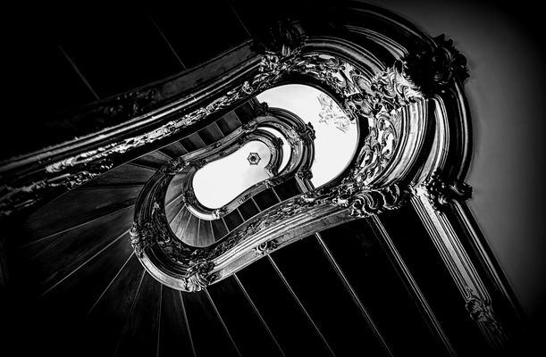 Treppenhaus black & white
