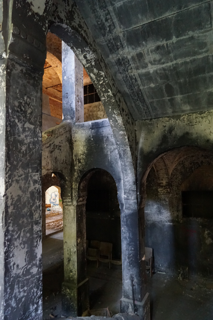 Treppenhaus im Alpenhaus Beelitz