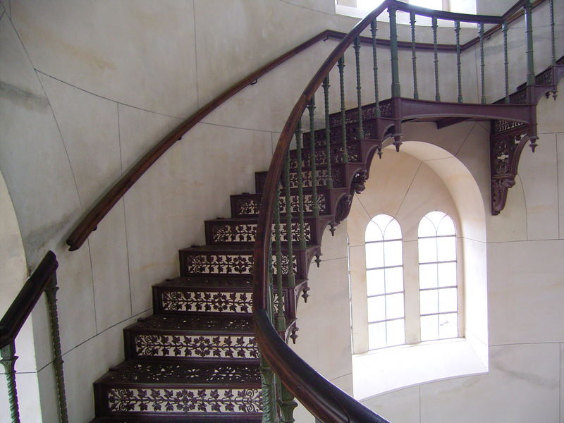 Treppenhaus im Jagdschloss Granitz auf Rügen