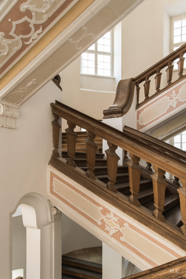 Treppenhaus im Kloster Wiblingen