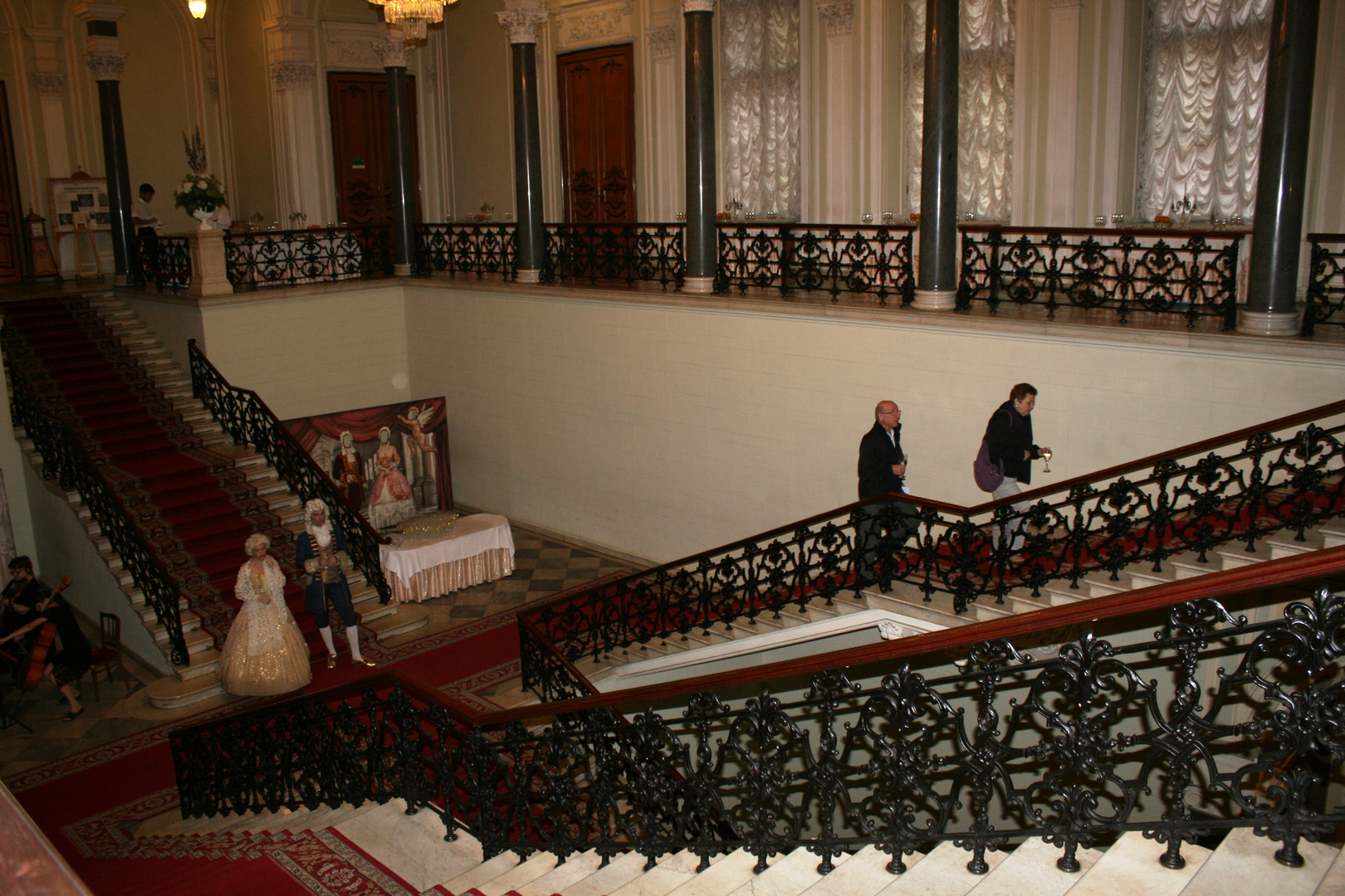 Treppenhaus im Nikolaj-Schloss