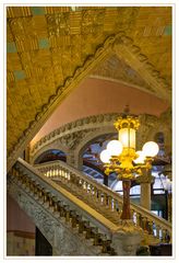 Treppenhaus im Palau de la Música Catalana