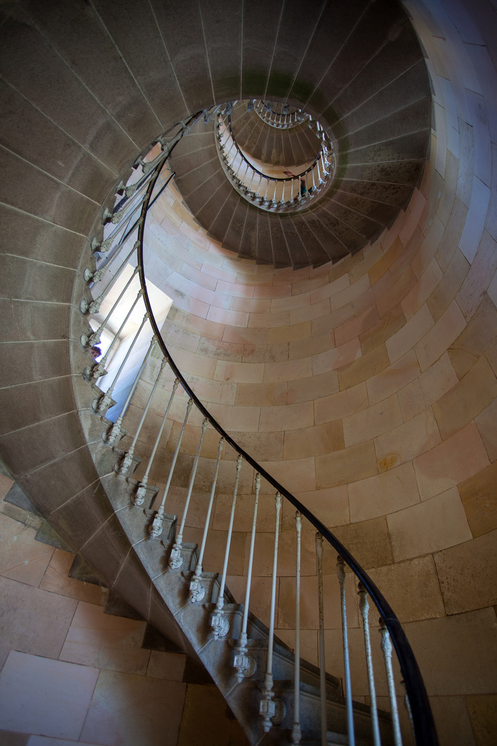 Treppenhaus im Phare des Baleines