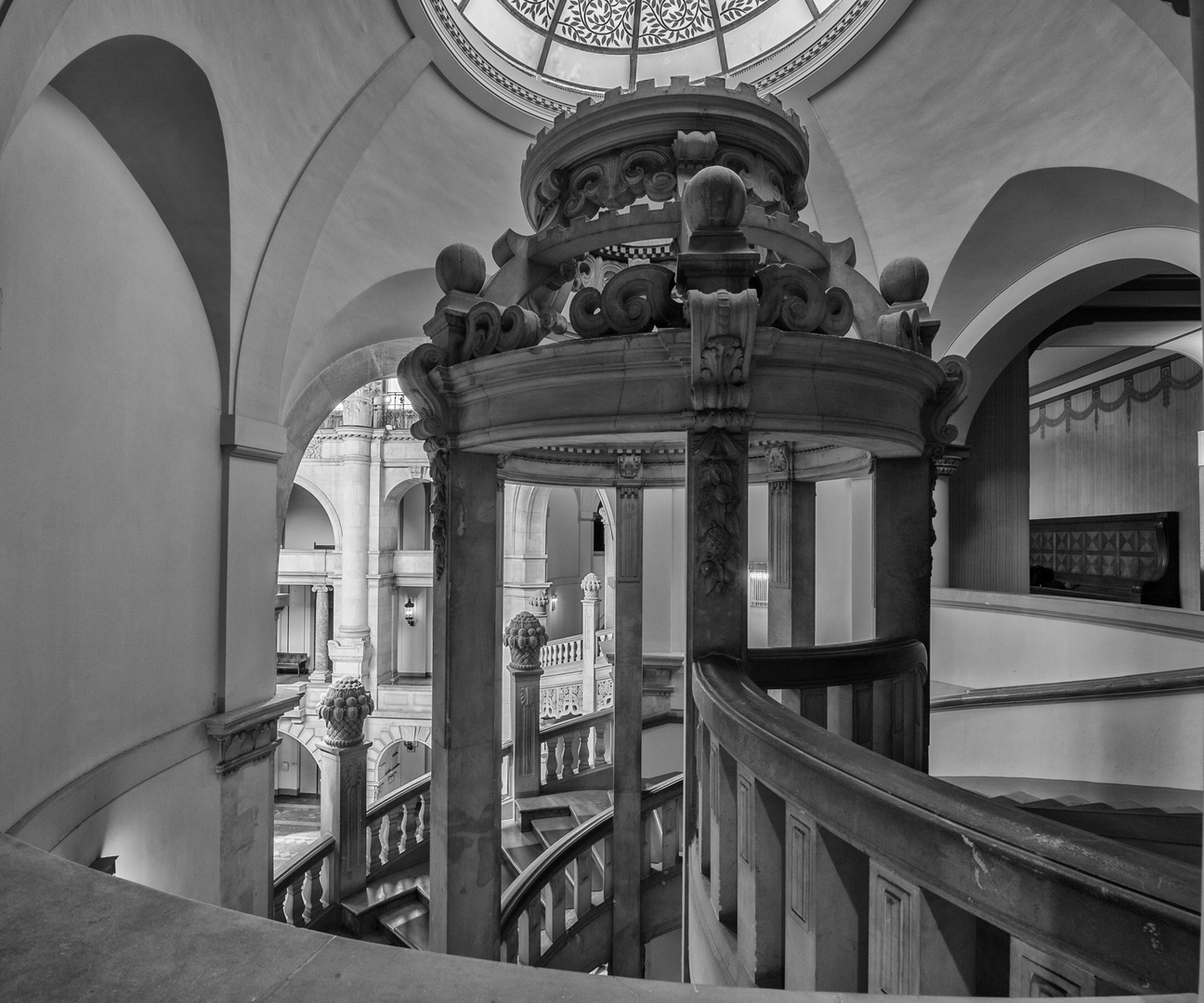 Treppenhaus im Rathaus Hannover