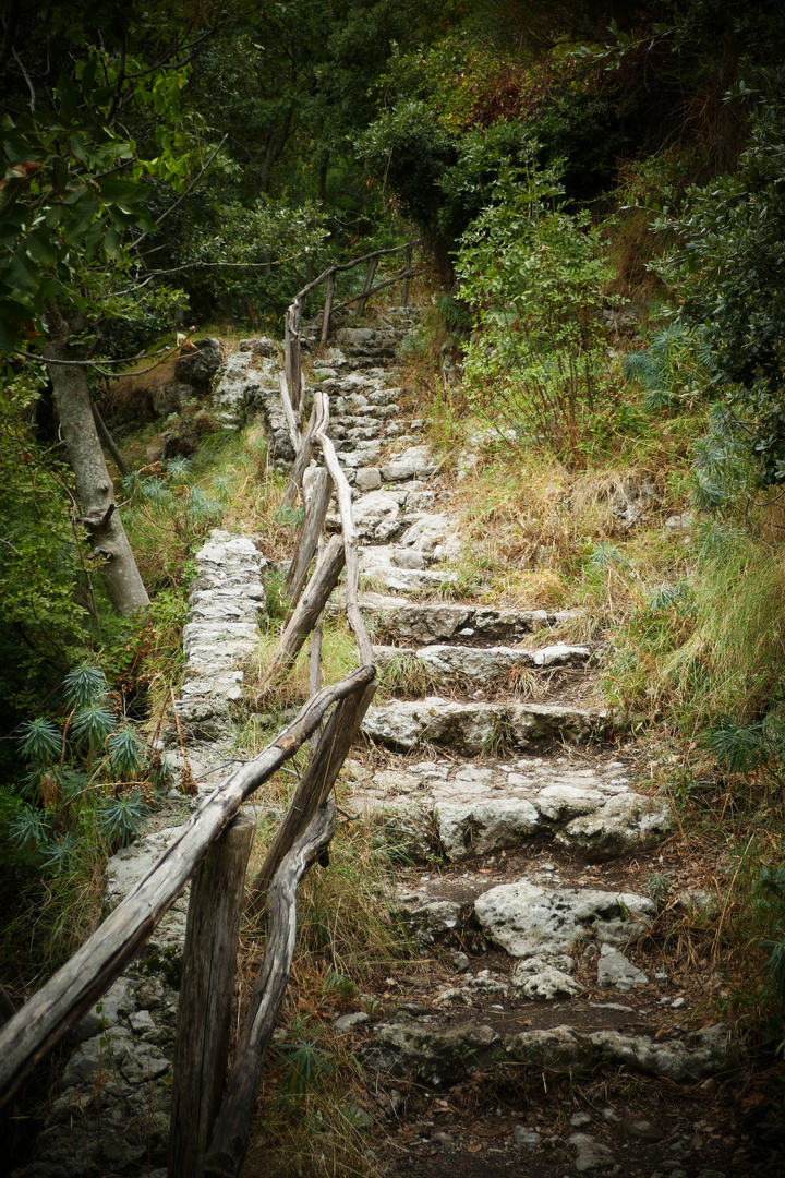 Treppenweg zum Götterpfad