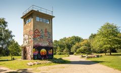 Treptow-Köpenick - Puschkinallee - Schlesischer Busch - Berlin Wall Watchtower