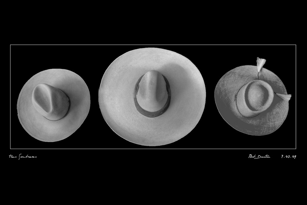 tres sombreros