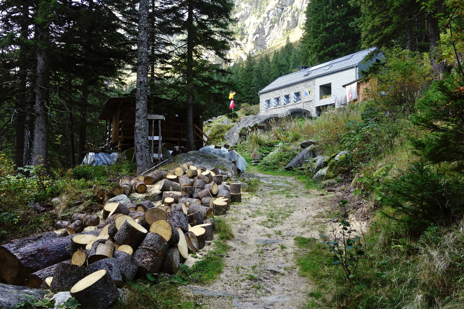 Treschhütte , Fellital