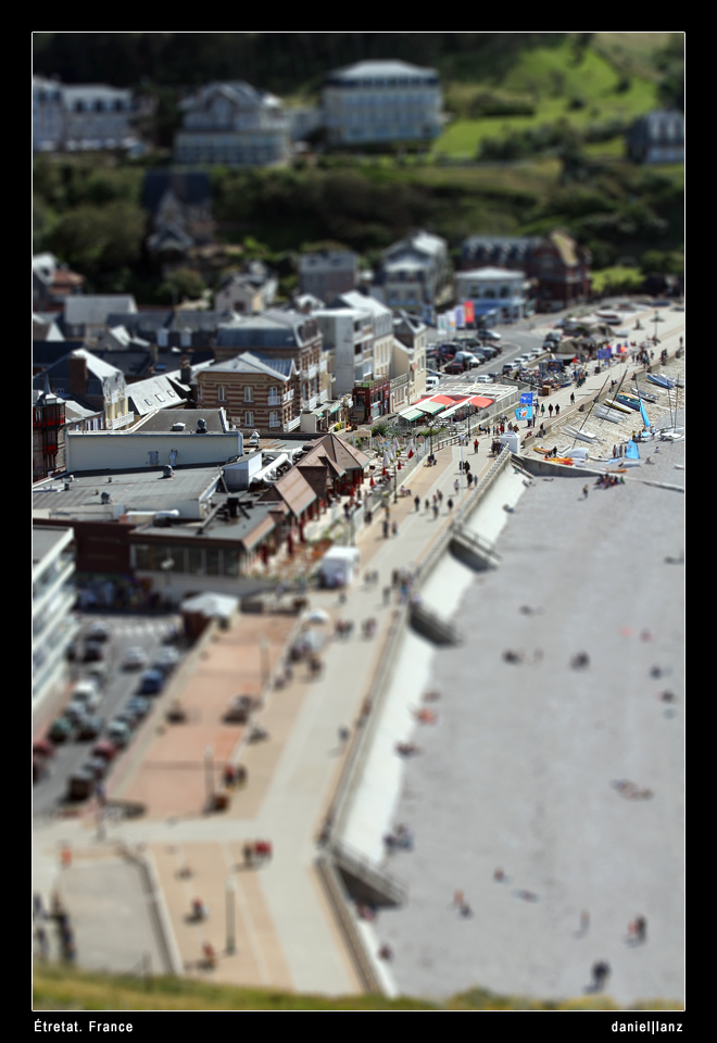 Étretat (Tilt and Shift)