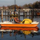 Tretboot auf dem Chiemsee