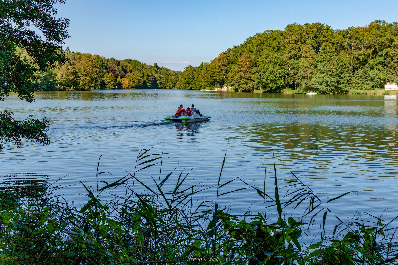 Tretbootfahren 