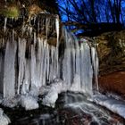 Tretstein Wasserfall im Winter