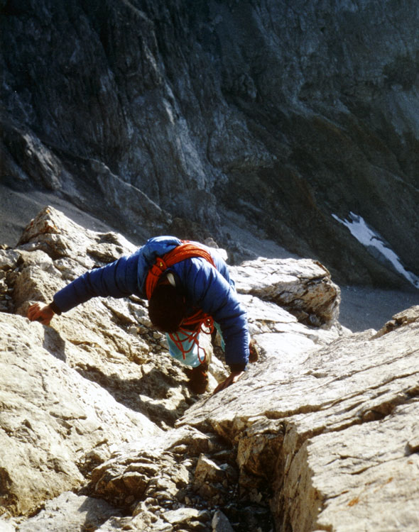 Trettachspitze, die letzten Meter