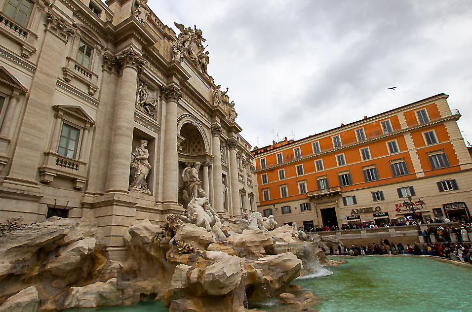 Trevi Brunnen, Fontana di Trevi,Rom