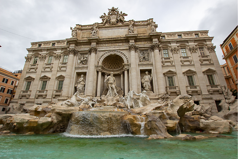 Trevi Brunnen, Fontana di Trevi,Rom