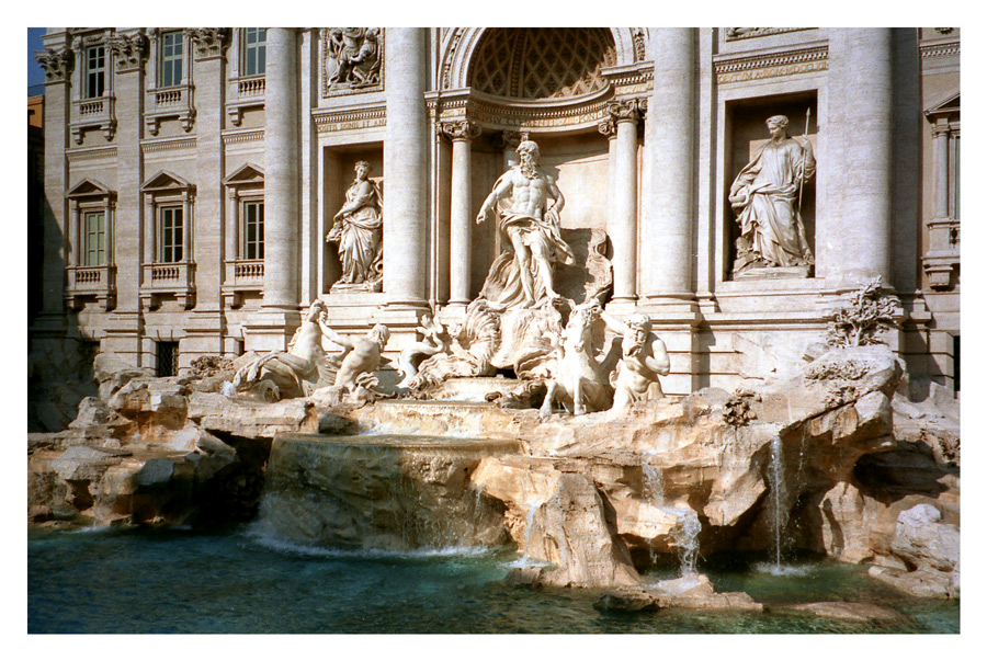 Trevi Brunnen in Rom