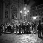 Trevibrunnen bei Nacht