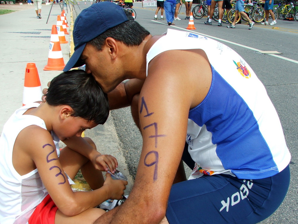 Triathlon - conforto paterno