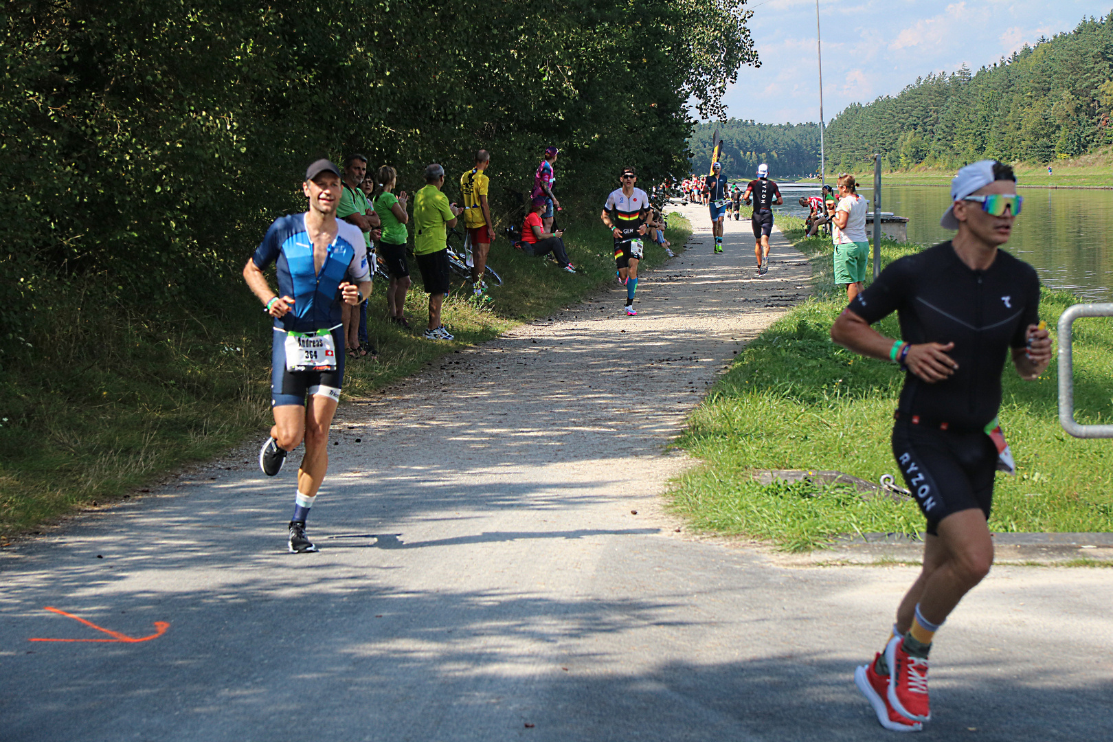 Triathlon Datev Challenge Roth running