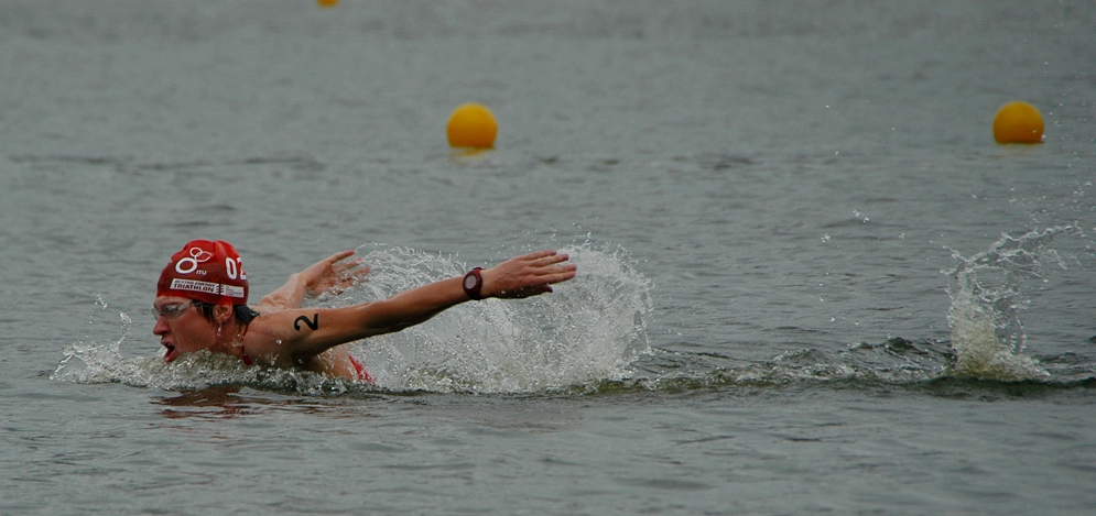 Triathlon Hamburg - Warmschwimmen