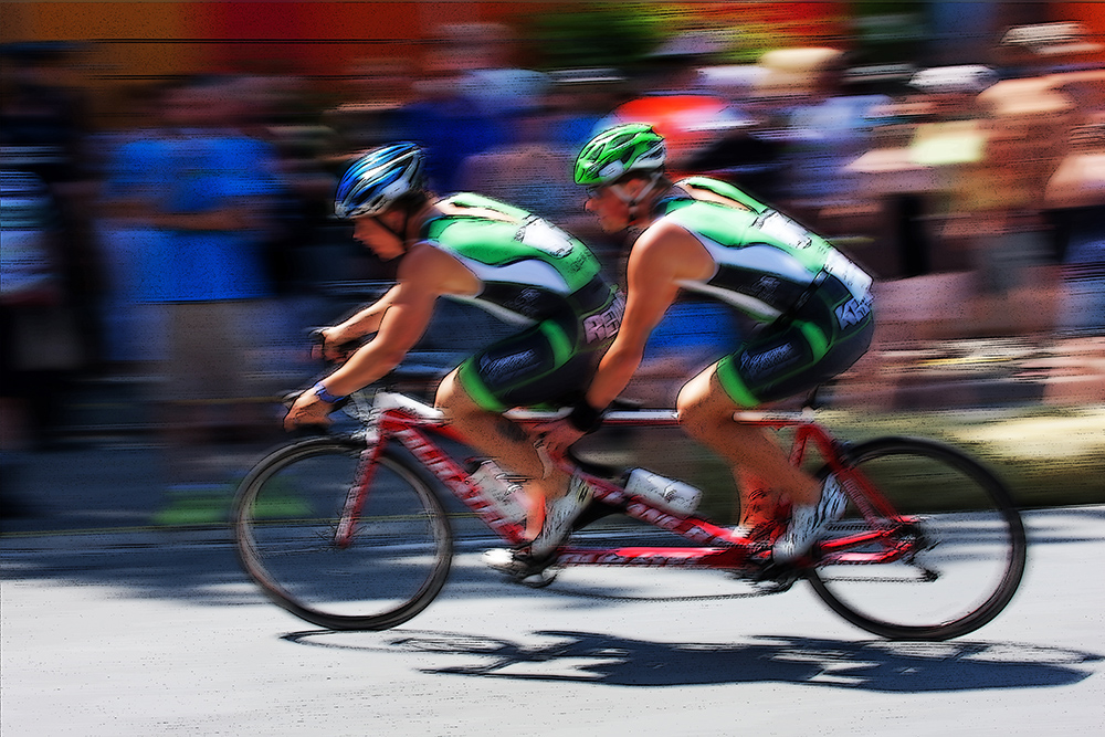 Triathlon Renntandem-Impression (C)