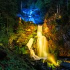 Triberg Wasserfall bei Nacht