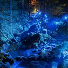 Triberg Wasserfall bei Nacht