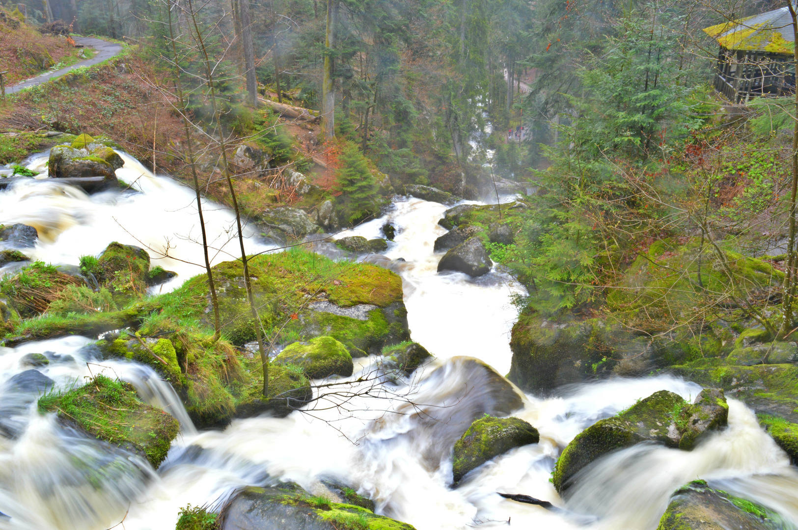 Triberger Wasserfälle im April