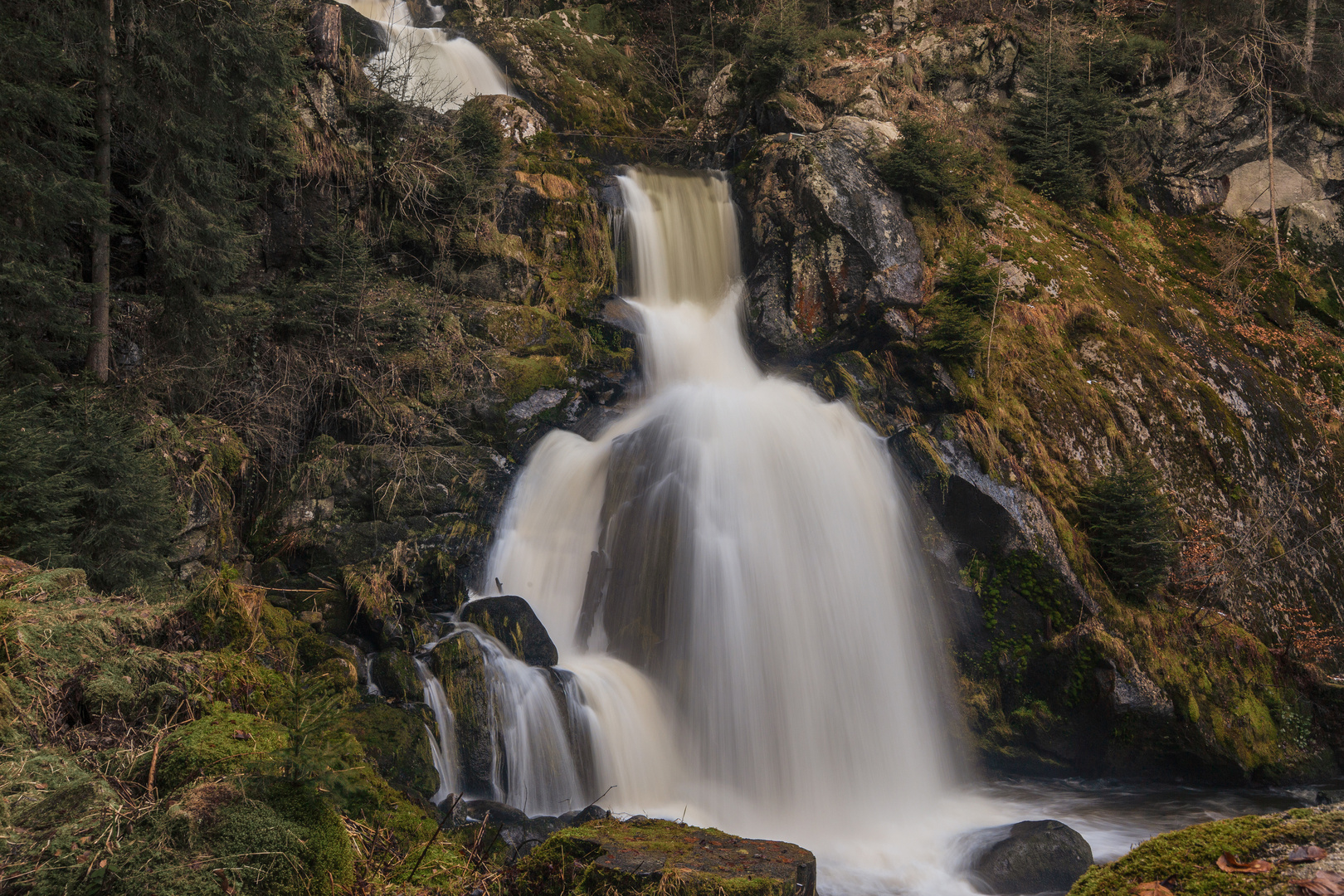 Triberger Wasserfall im Schwarzwald.