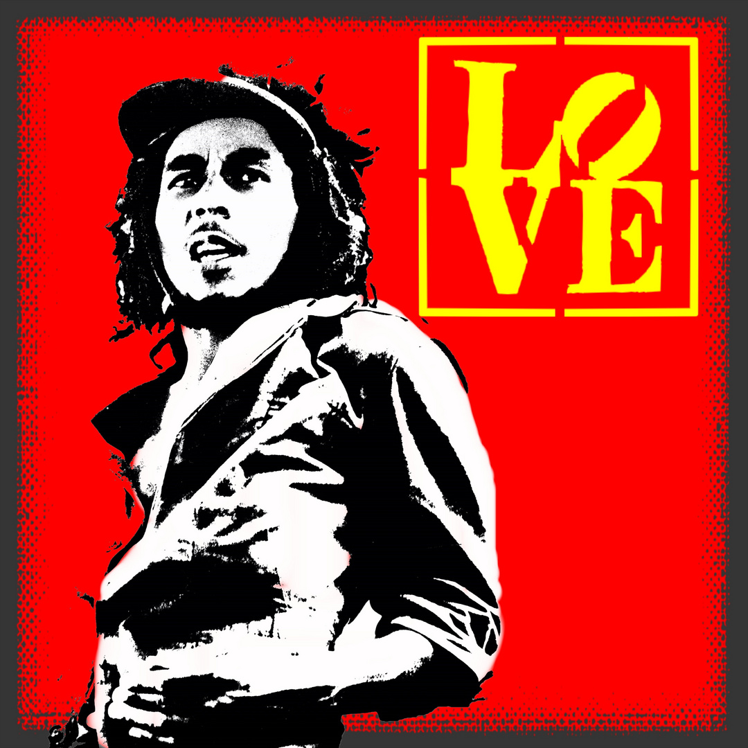 Tribute to Bob Marley(Stencil Art)