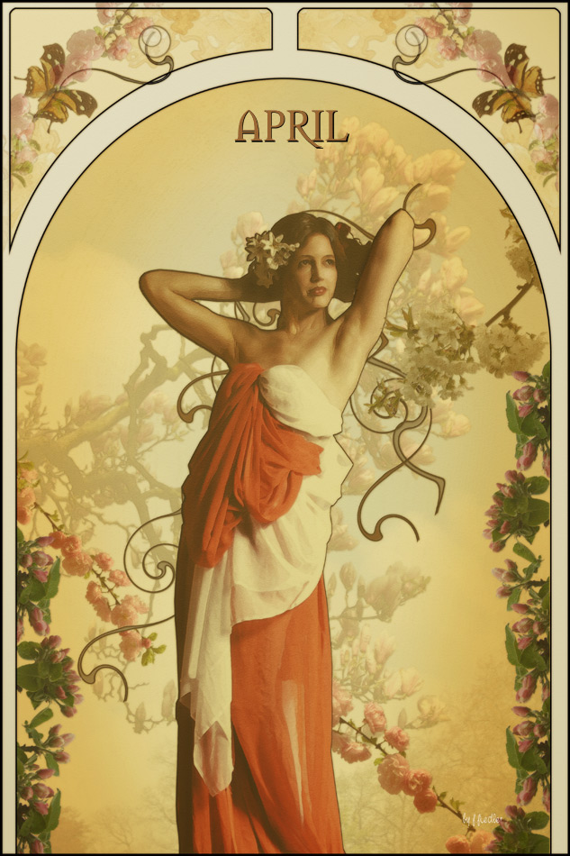 tribute to mucha -april