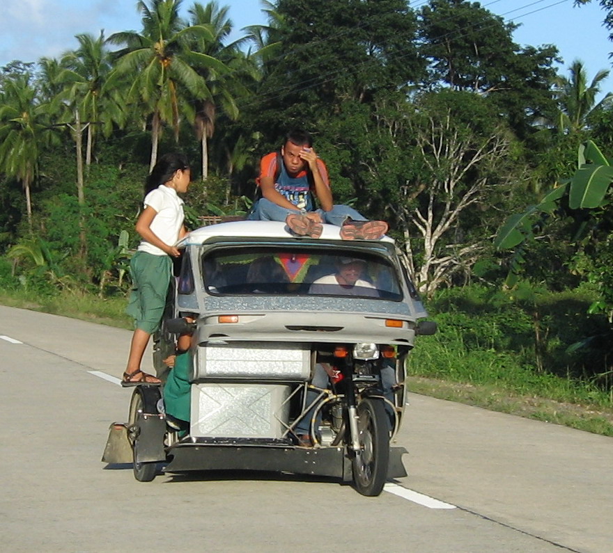 Tricycle auf der Insel Palawan Philippinen